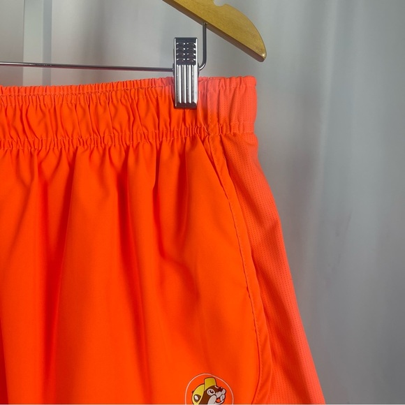 Buc-ees 2X XXL Vibrant Neon Orange Women's Athletic Shorts Running Active - Picture 6 of 6